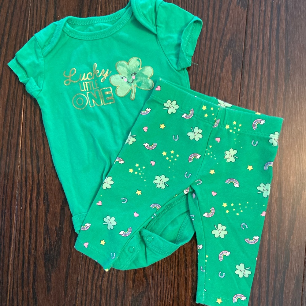 George St. Patrick’s Day Set - 3-6months